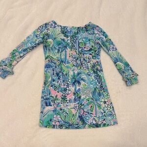 Lilly Pulitzer Tropical Print Kids Dress